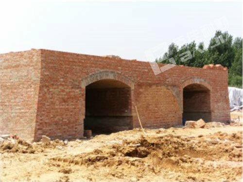 廣東江門聯(lián)安建材廠—頁巖磚隧道窯